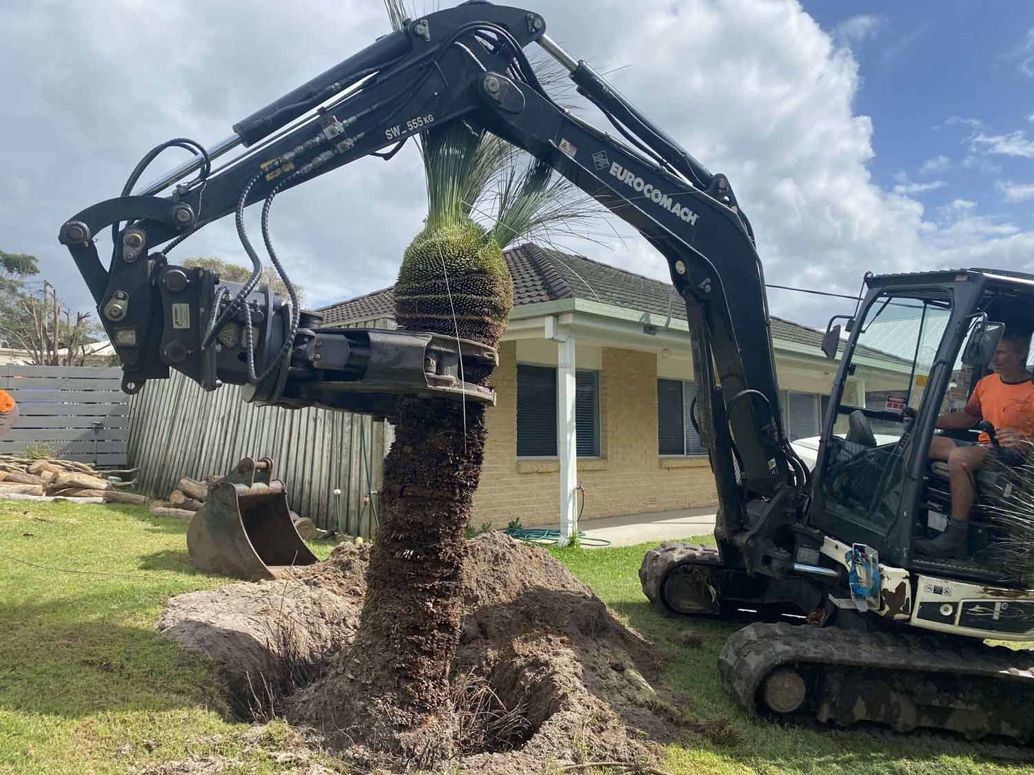 Residential Excavator — Tree Removal & Land Clearing in Matcham, NSW